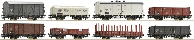 Set of 8 Freight cars<br /><a href='images/pictures/Roco/230343.jpg' target='_blank'>Full size image</a>